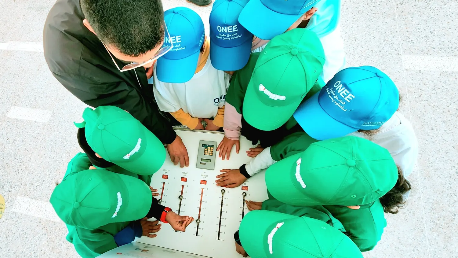 Group of young people taking part in an educational activity