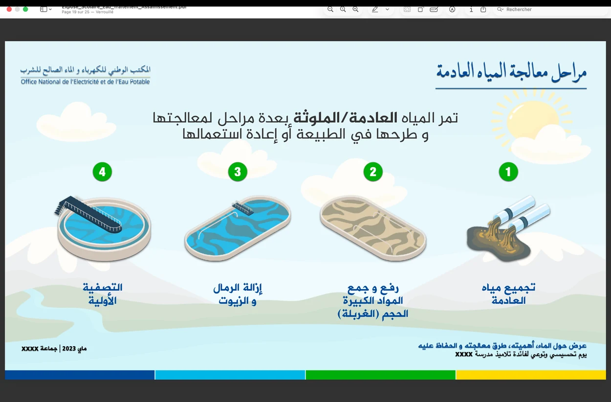 Arabic visual addressing risks of inappropriate network use