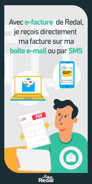 Bannière REDAL sur le service de facturation électronique